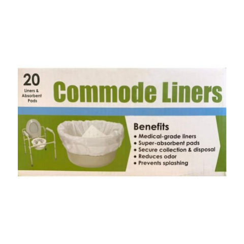 Commode Liners (20 Pack)
