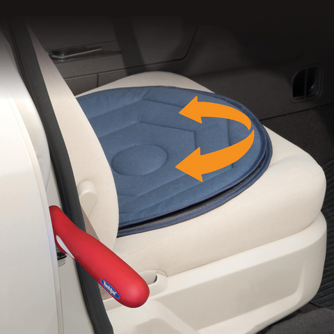 HandyBar and Swivel Seat combination helping a user exit a vehicle smoothly and effortlessly.