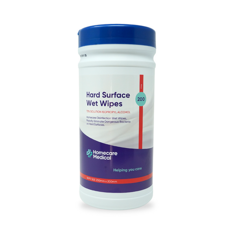 Homecare Hard Surface Wipes 200 Pack