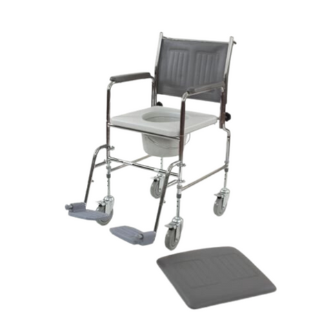 Mobile Commode - Height Adjustable