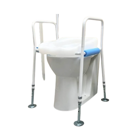 Raised Toilet Seat Surround with Comfort Seat (fixed feet)