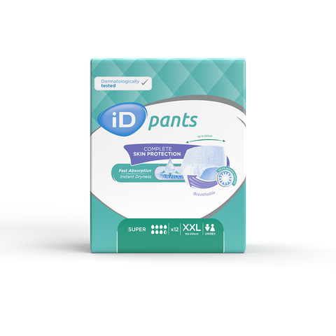 iD Adult Pullup Pants Super 12 Pack