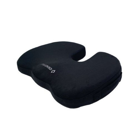 The Sacrum Cut-out Seat Cushion have a black velvet cover which is removable and washable.